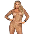 Leg Avenue【超性感魚網長袖緊身衣】Industrial Net Bodystocking