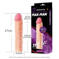 YEAIN【夜櫻-仿真陽具加長30mm增粗猛男套】Max-Man Effective Extension Sleeve For Men