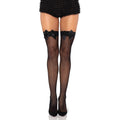 Leg Avenue【可愛造型-緞面蝴蝶結經典微型魚網絲襪】Josi Fishnet Thigh Highs