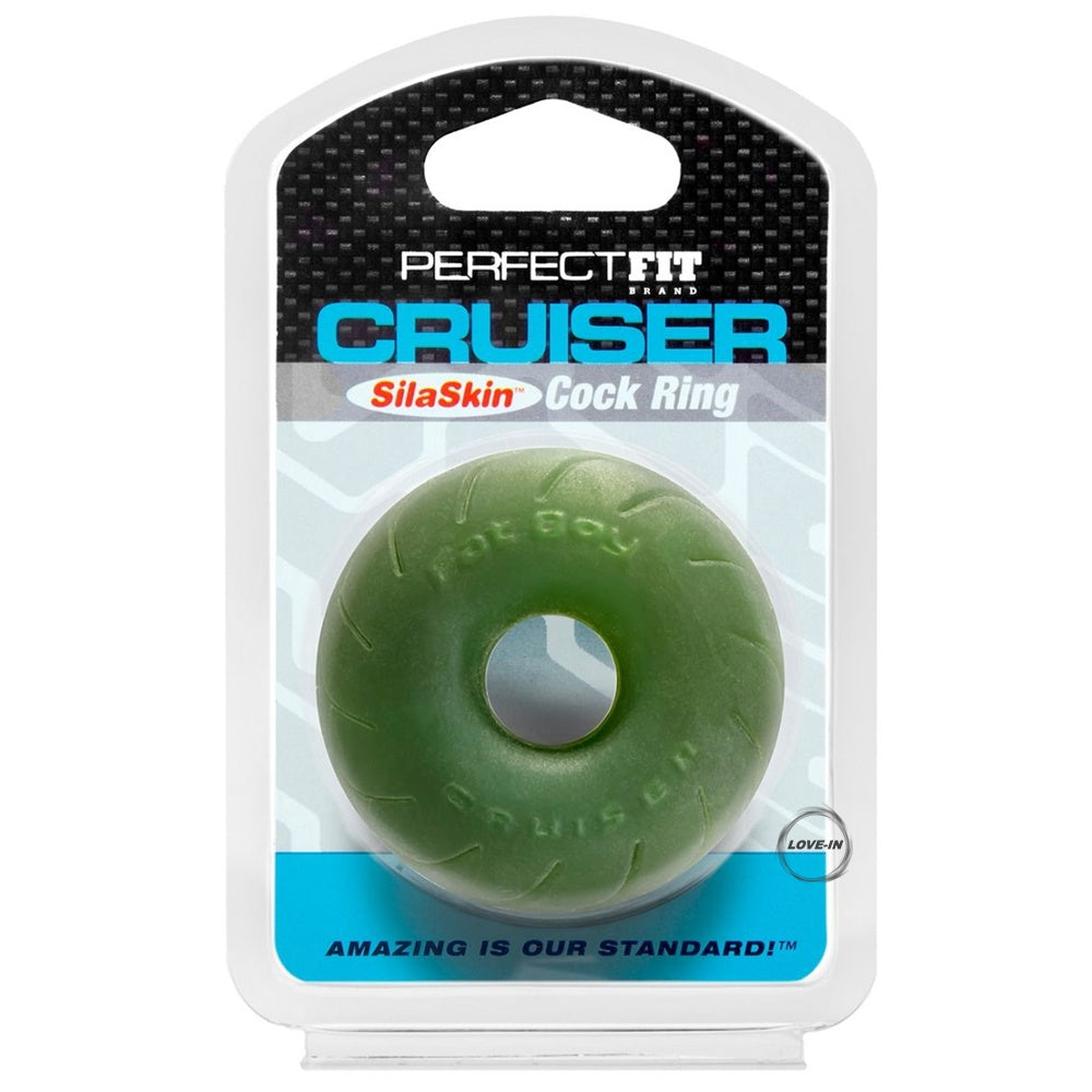 Perfect Fit【巡洋艦公雞屌環】Cruiser Ring 2.5" - SilaSkin - Green