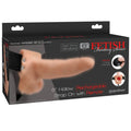 Pipedream【栩栩如生｜USB充電｜無線遙控｜10 頻強烈震動｜穿戴式中空棒】6" Rechargeable Vibrating Hollow Strap-On Dildo with Remote
