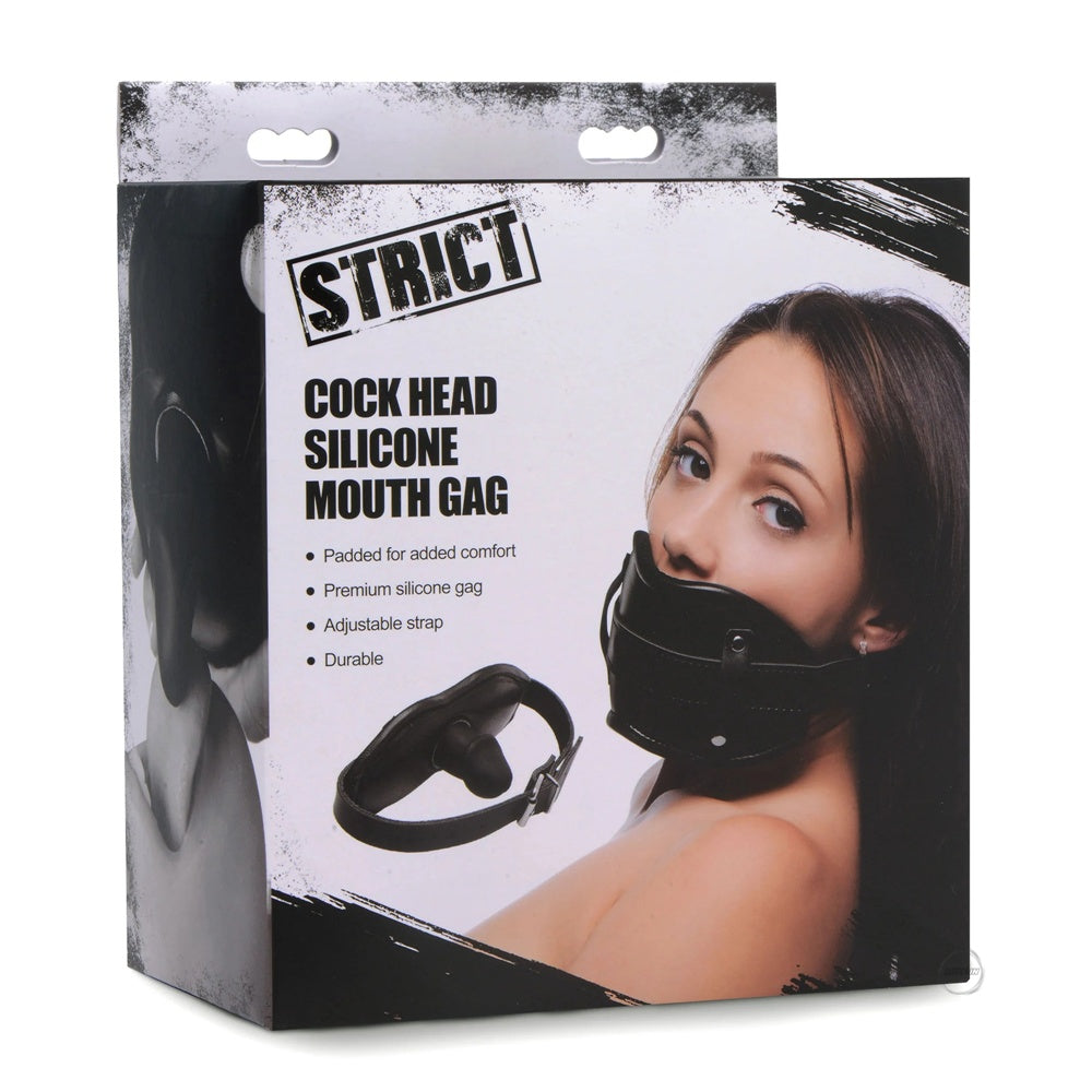XR Brands【矽膠龜頭口塞插】Cock Head Silicone Mouth Gag