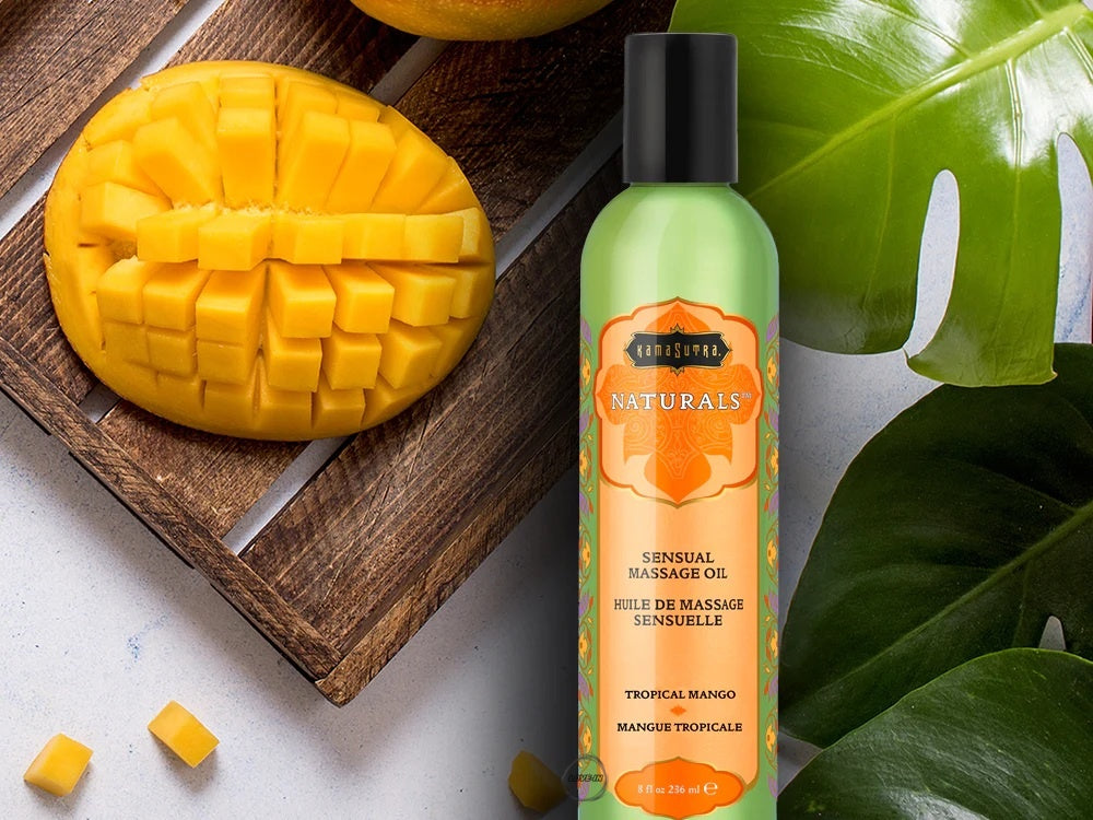 Kama Sutra【熱帶芒果味長效配方按摩油】Naturals Massage Oil Tropical Mango