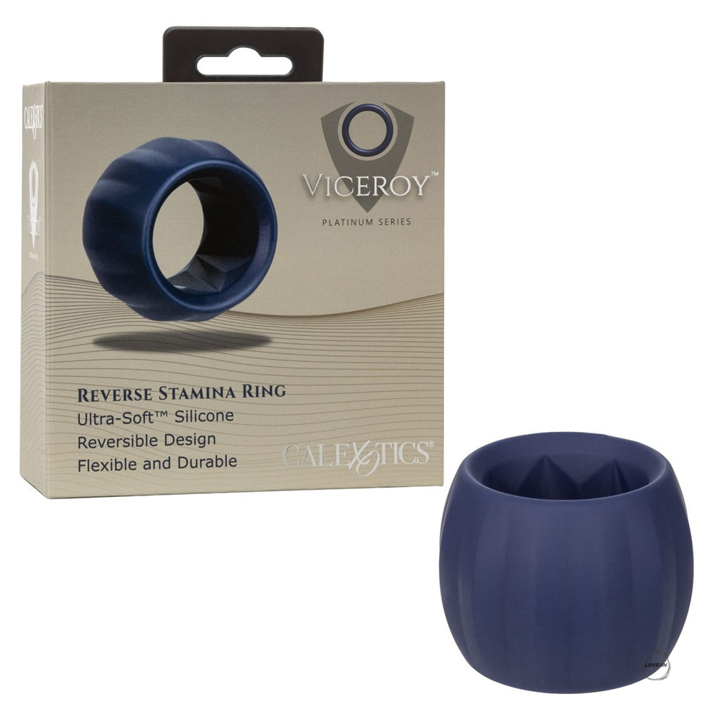 CalExotics【雙面反向｜強力支撐｜增強耐力｜矽膠環】Viceroy Reverse Stamina Ring Silicone Cock Ring