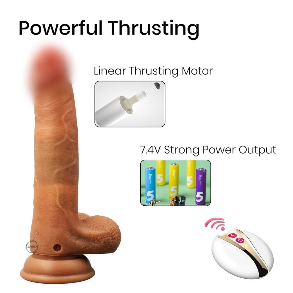 Loving World【沖天炮-線性高速抽插逼真按摩棒】Linear High-Speed Thrusting Dildo