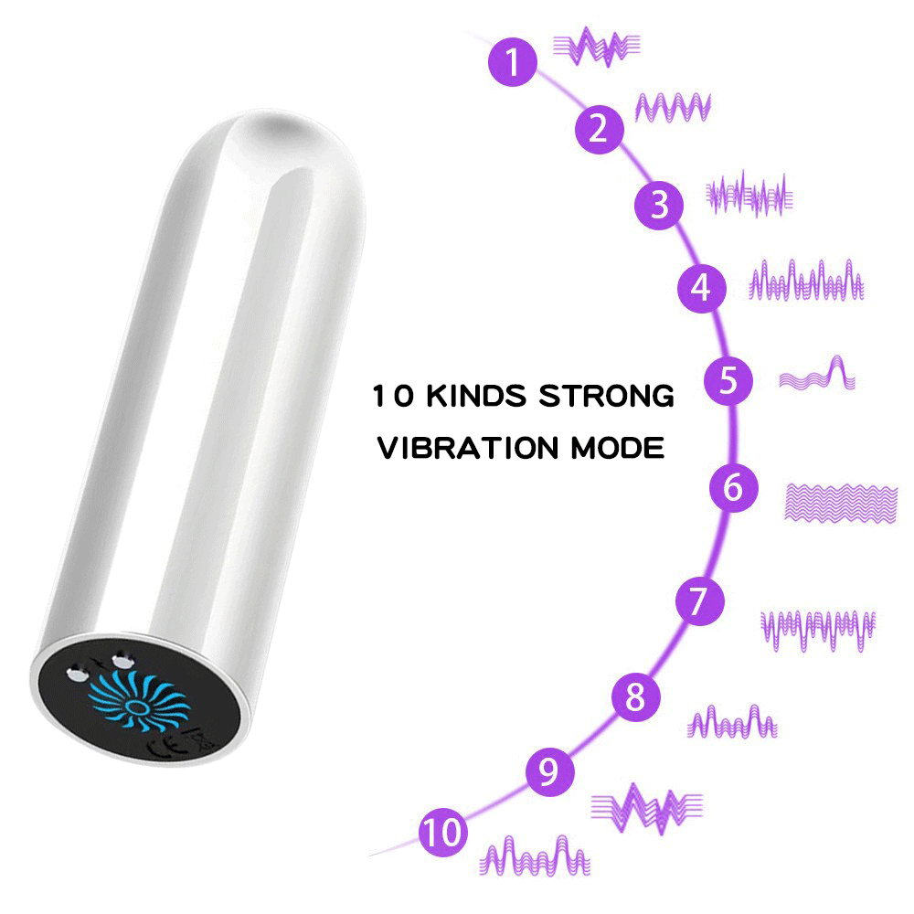 Yeain【夜櫻-防水強震變頻跳蛋-超強震動】Vibrator 10 Frequency Metal Vibration Egg