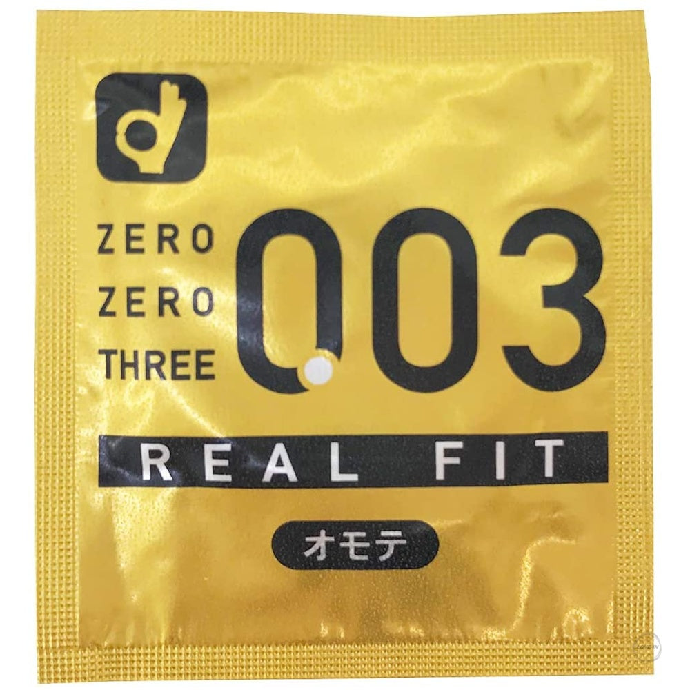 Okamoto【岡本 0.03 真實貼身安全套10片裝】オカモト003リアルフィット(10コ入)