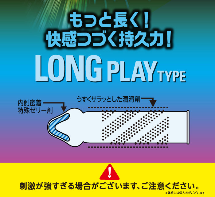 JEX【激點保險套 持久玩法版 8個裝】コンドーム 激ドット ロングプレイタイプ 8個入