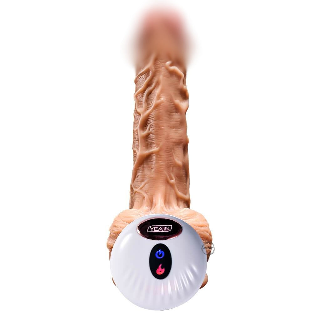 YEAIN【夜櫻-小魔王-無線遙控加溫搖擺震動逼真按摩棒 】 Little devil swing vibration heating realistic dildo