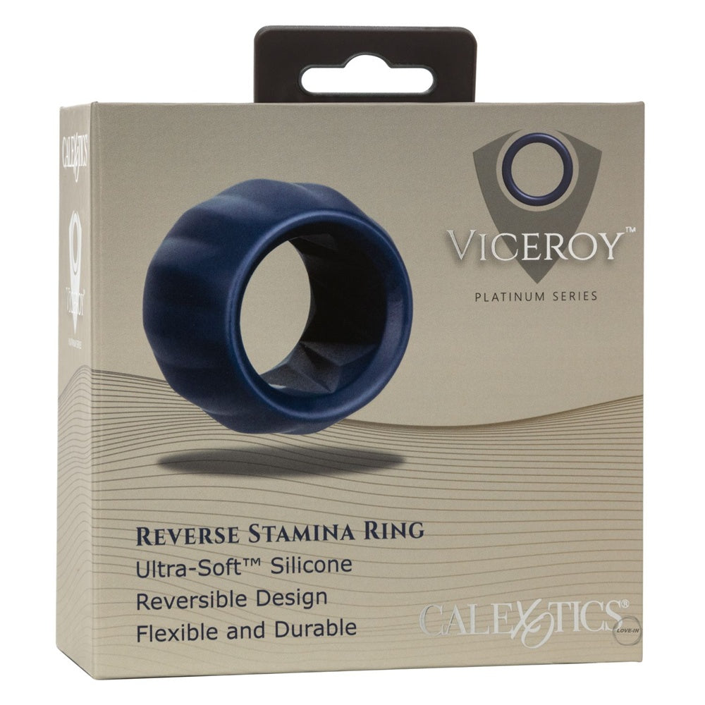 CalExotics【雙面反向｜強力支撐｜增強耐力｜矽膠環】Viceroy Reverse Stamina Ring Silicone Cock Ring