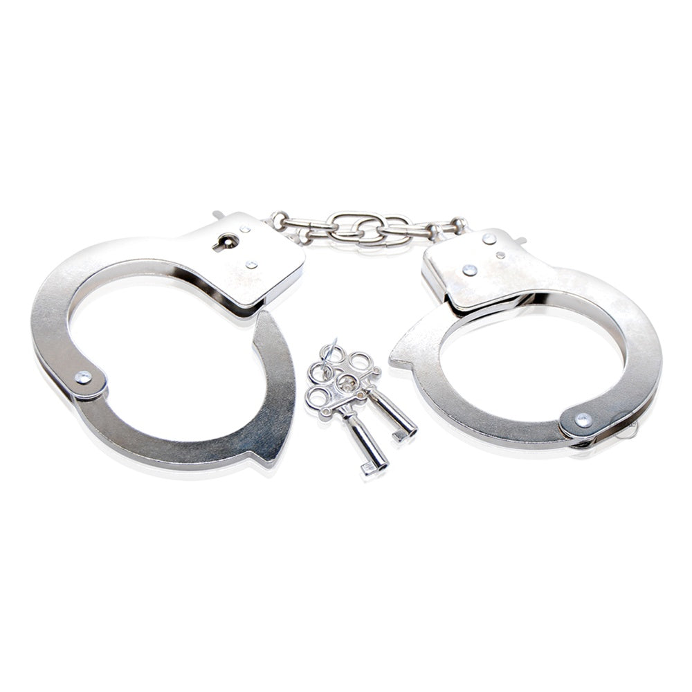 Pipedream【初學者金屬手扣】Fetish Fantasy Series-Beginner's Metal Cuffs