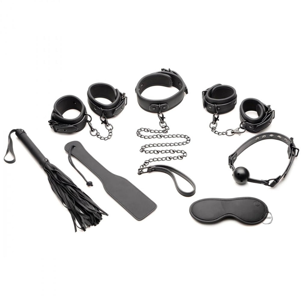 XR Brands【捆綁大師-豪華束縛套裝】Master of Kink 10 Piece Deluxe Bondage Set