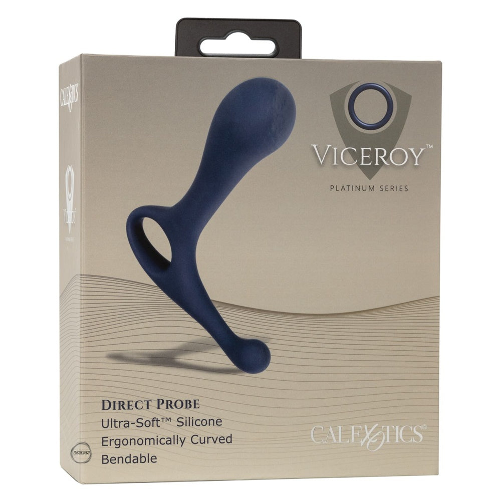 CalExotics【完美彎曲-矽膠按摩前列腺探棒】Viceroy Direct Silione Probe