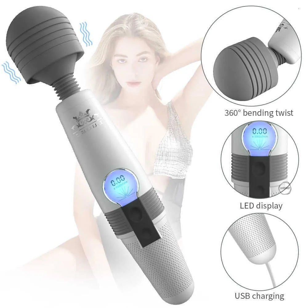 Luoge【羅格818液晶震動AV按摩棒】818 AV Massage Super Vibrators