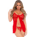 Leg Avenue【浪漫可愛娃娃吊帶睡裙套裝】Only Yours Chemise Set