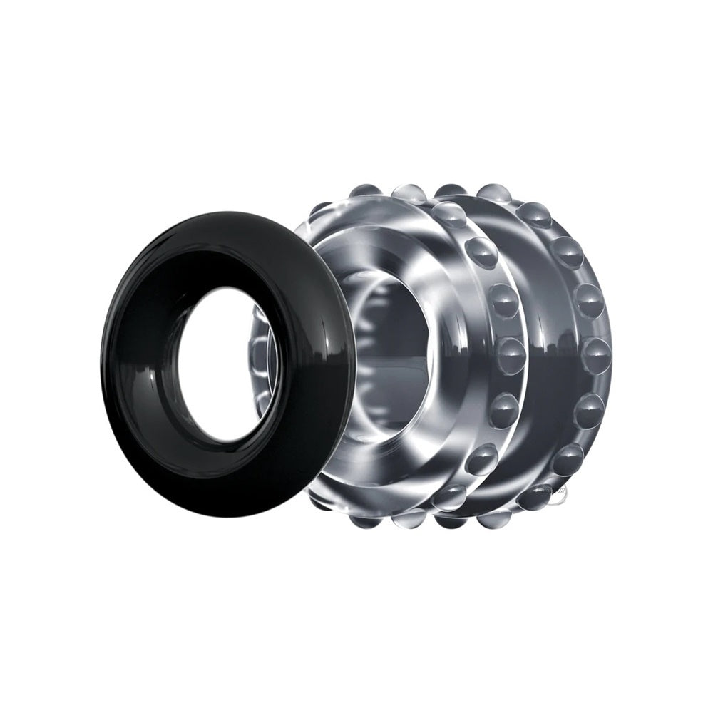 Pipedream【二合一分體專業高級持久環】Pro Performance C-Ring