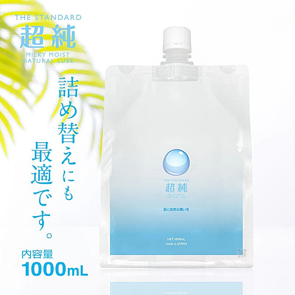 FUJI WORLD【The Standard 超純系列-Milky Moist-奶油保濕版-1000ml】超純ローション ミルキーモイスト1000ml