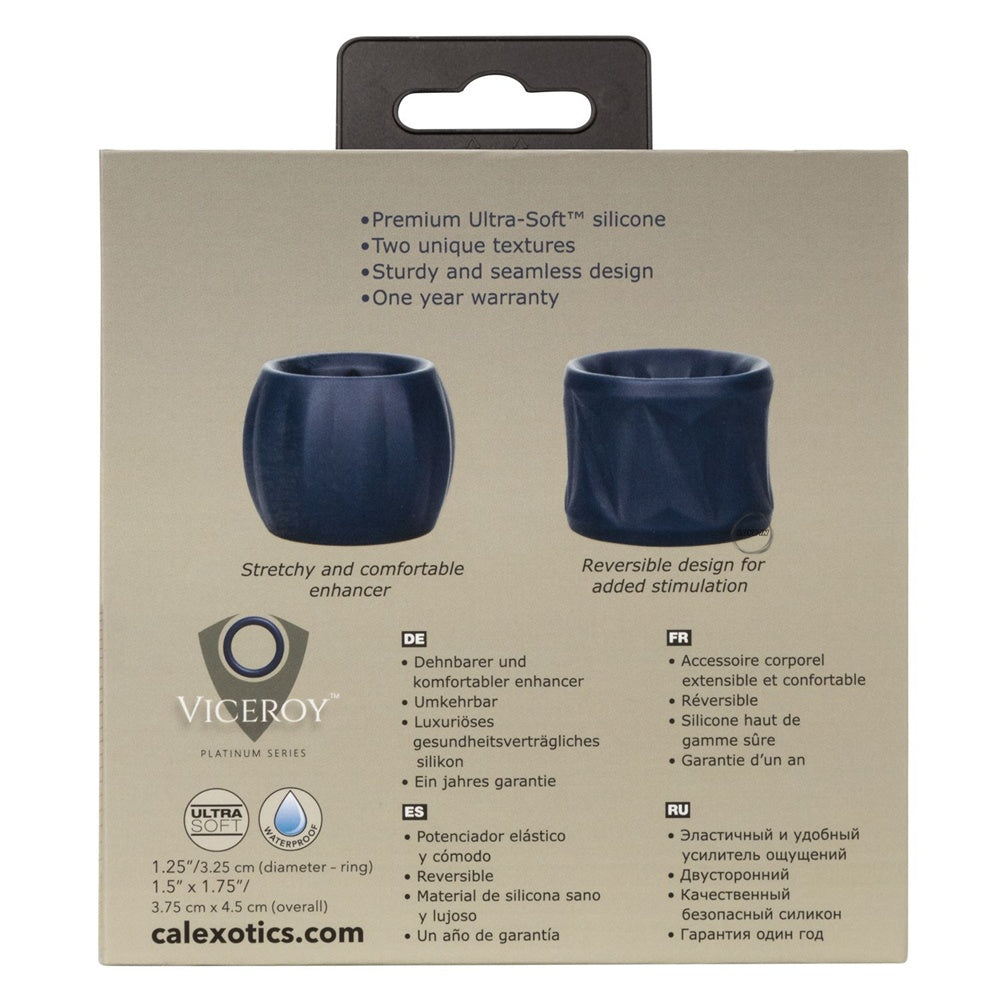 CalExotics【雙面反向｜強力支撐｜增強耐力｜矽膠環】Viceroy Reverse Stamina Ring Silicone Cock Ring
