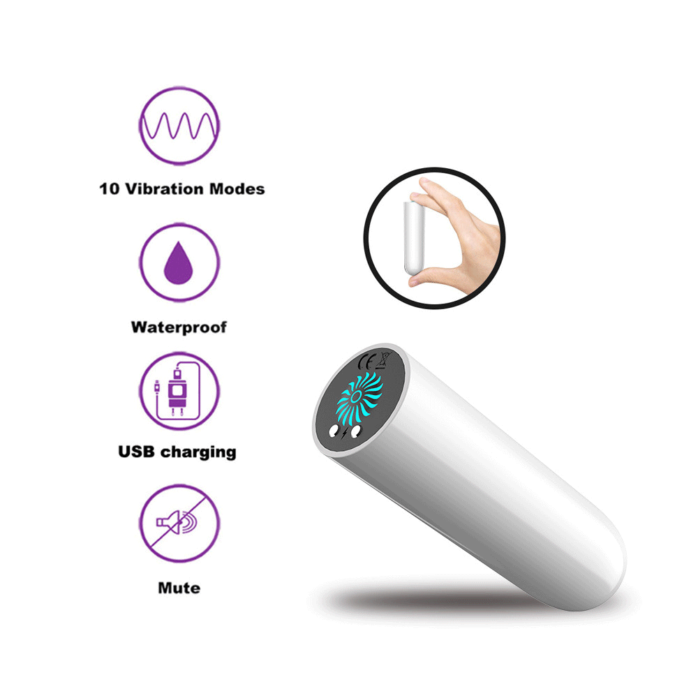 Yeain【夜櫻-防水強震變頻跳蛋-超強震動】Vibrator 10 Frequency Metal Vibration Egg
