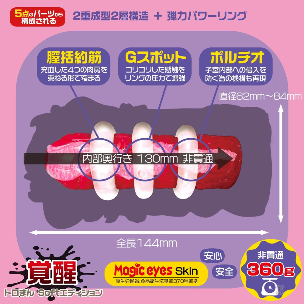 Magic Eyes【情欲花招-覺醒動漫名器-柔軟版】欲情ギミック 覚醒 トロまんSoftエディション