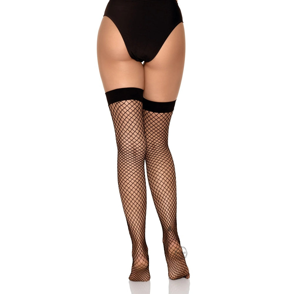 Leg Avenue【服飾最佳配搭-性感經典魚網修身型絲襪】Dream Net Thigh High Stockings