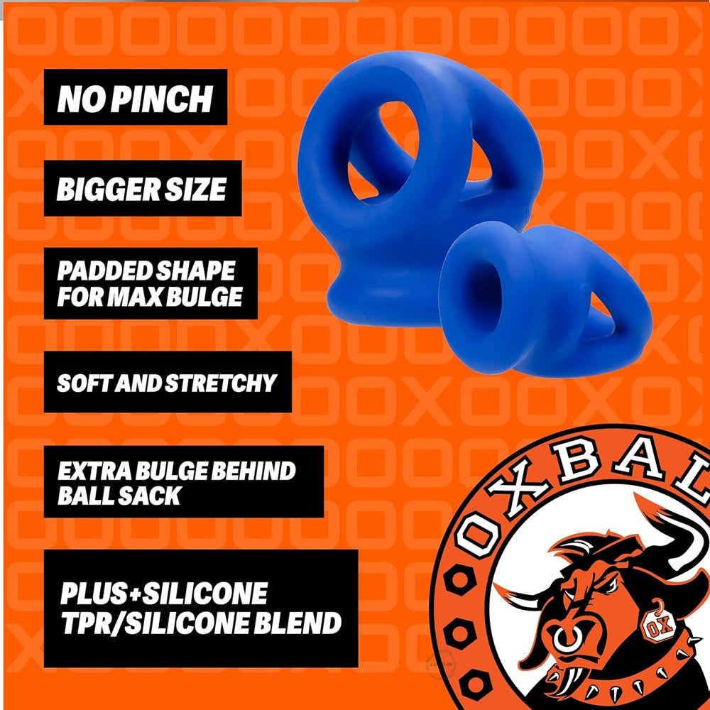 Oxballs【 3 環睪丸拉伸吊帶】Tri-Squeeze 3 Ring Ballstretcher Sling