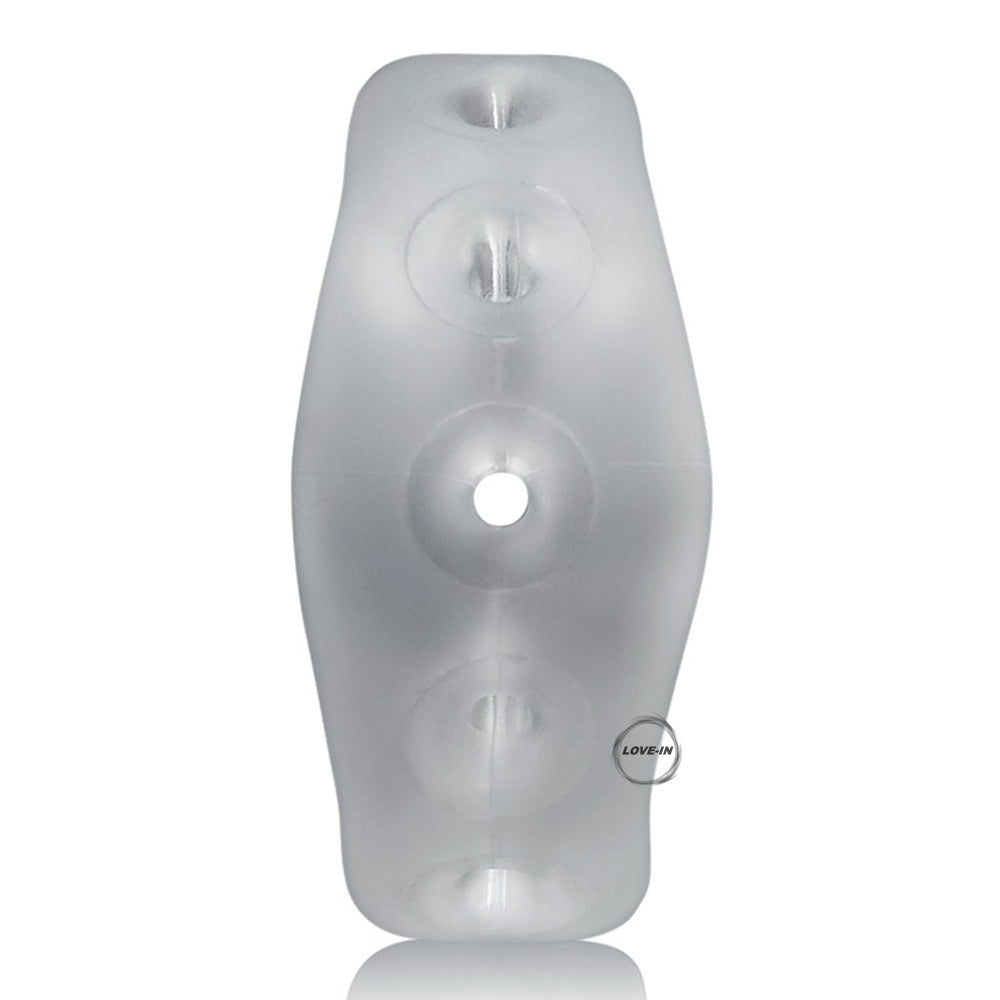 OXBALLS【超彈力氣墊矽膠屌環】Air Super-Lite Airflow Cockring-Cool Ice