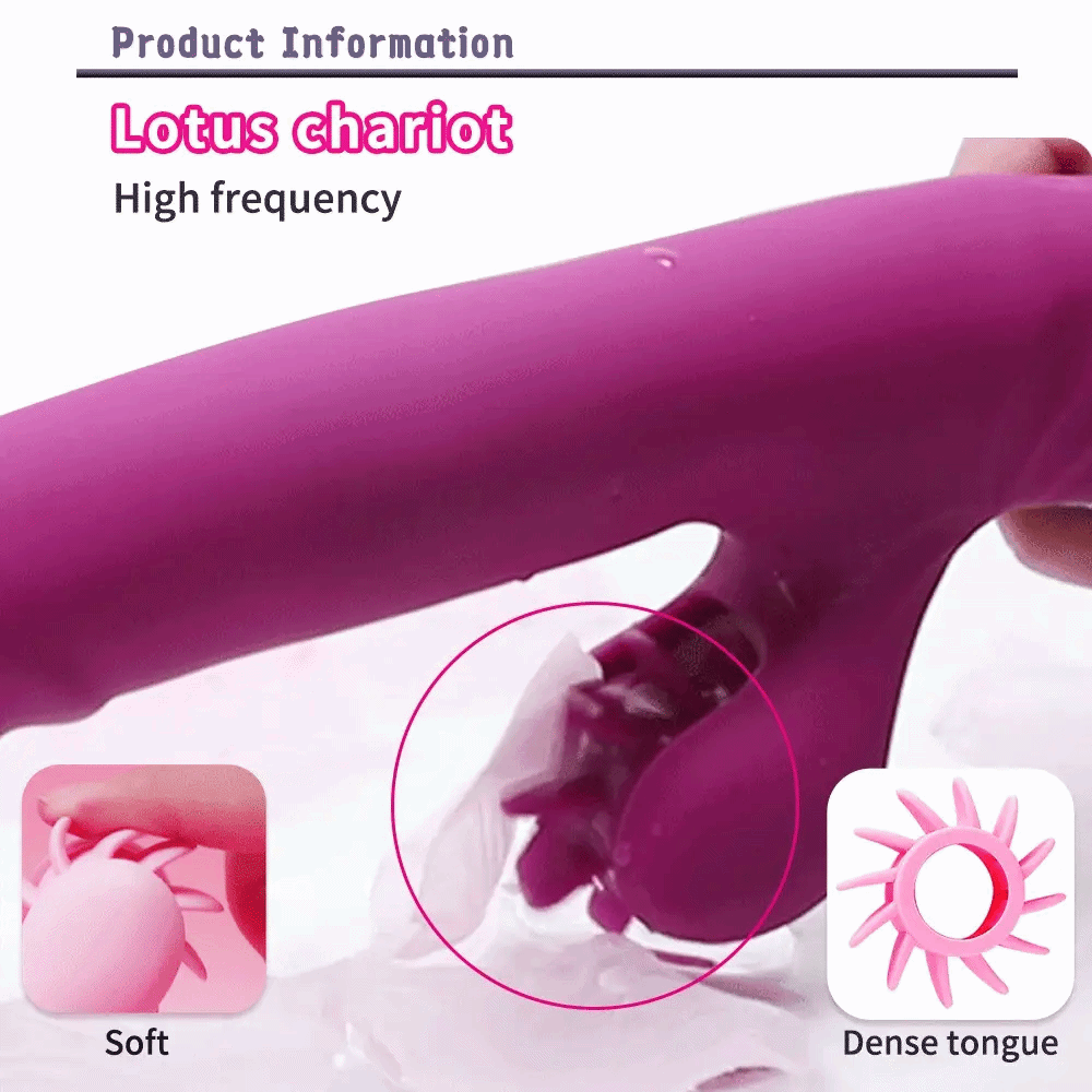 YEAIN【夜櫻-風火輪舌舔高頻伸縮自慰棒】Hot wheel telescoplc vibrators tongue licking high frequency retraction female masturbation stick