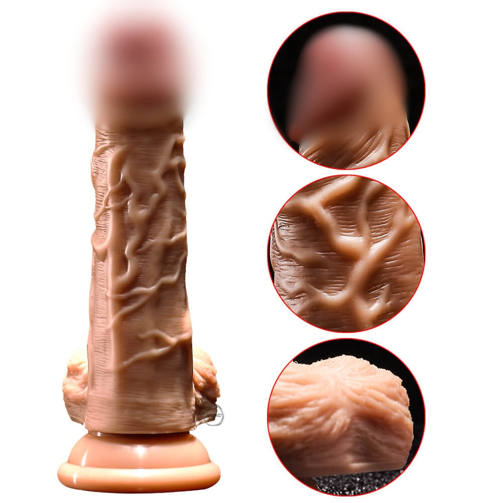 YEAIN【夜櫻-小魔王-無線遙控加溫搖擺震動逼真按摩棒 】 Little devil swing vibration heating realistic dildo