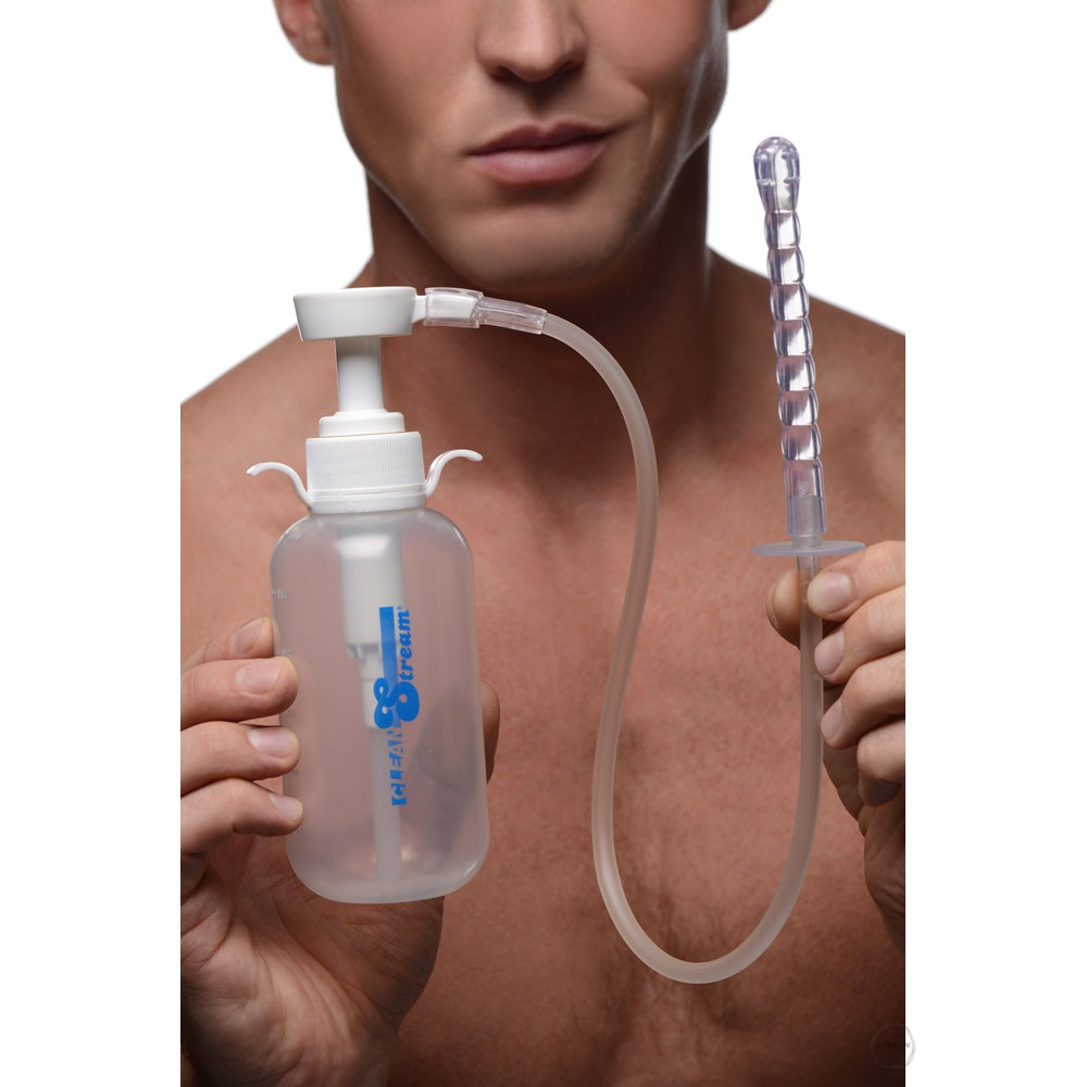 XR Brands【噴嘴按壓式灌腸瓶】Pump Action Enema Bottle with Nozzle