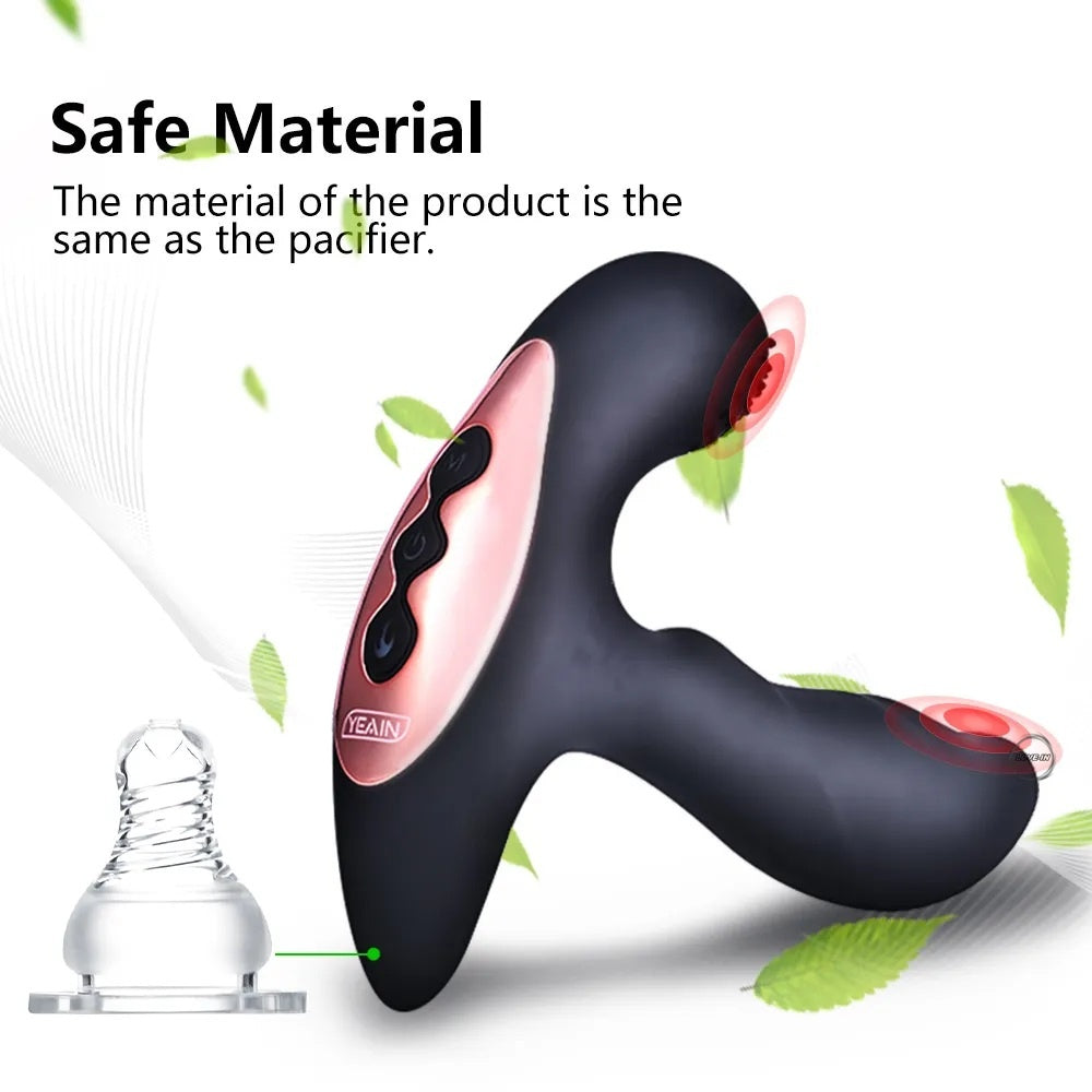 YEAIN【夜櫻-亞當-無線遙控加熱前列腺按摩器】Wireless Remote Control Prostate Massage Anal Vibrating Anal Plug