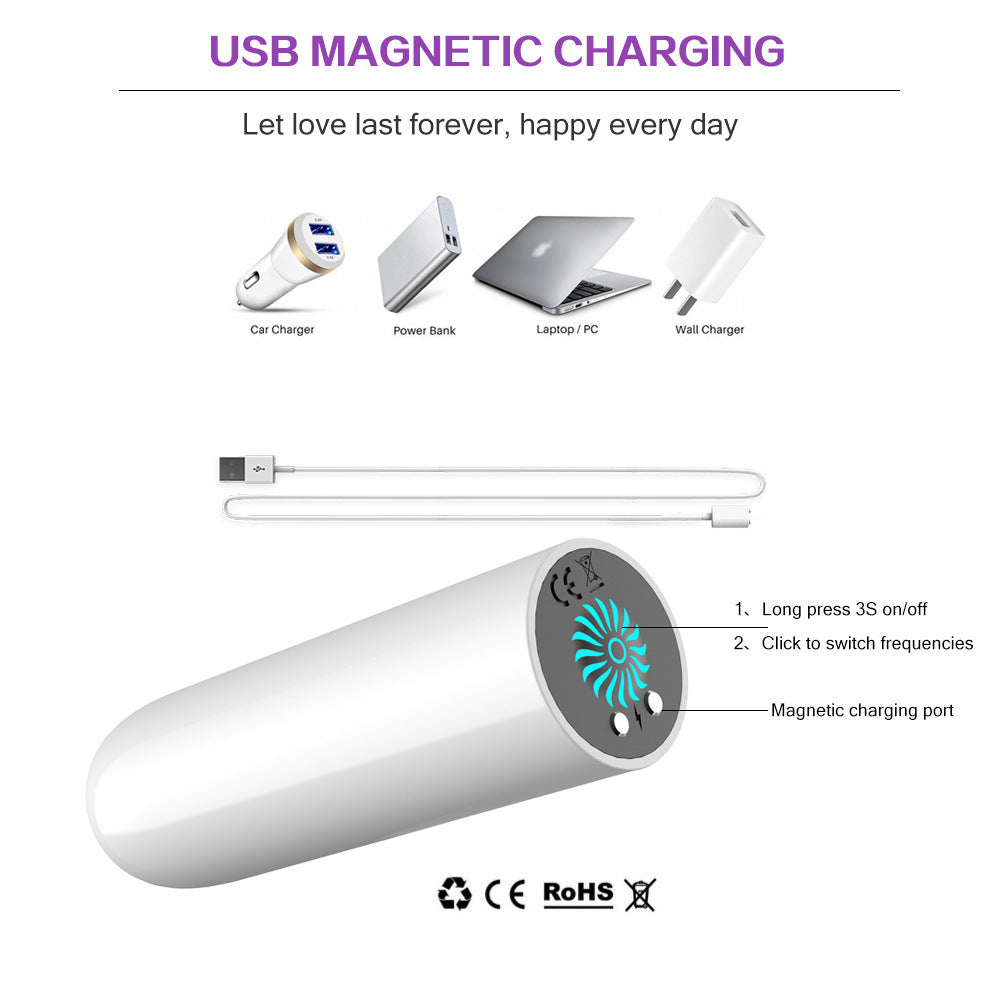 Yeain【夜櫻-防水強震變頻跳蛋-超強震動】Vibrator 10 Frequency Metal Vibration Egg