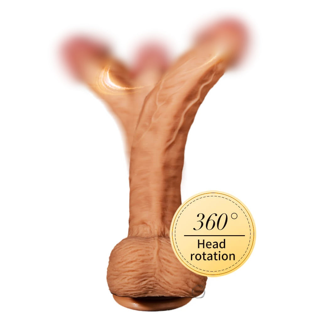 YEAIN【夜櫻-泰山2代-無線遙控加溫伸縮搖擺震動仿真按摩棒】Tarzan II telescopic swing vibration heating dildo