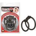 Nasstoys【大男子矽膠雙環-雞環+蛋環】The Macho Collection Silicone Duo Cock & Ball Ring
