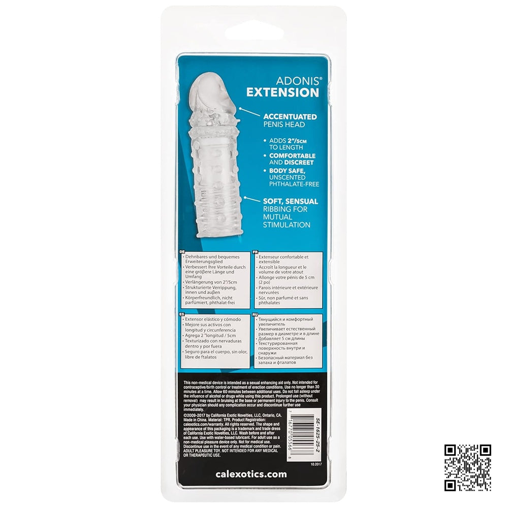 CalExotics【阿多尼斯陰莖擴展套】Adonis™ Extension - Clear