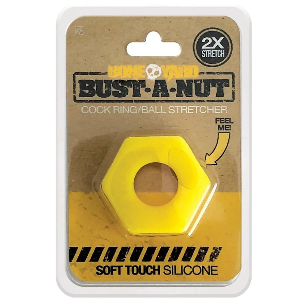 Boneyard【厚實助勃｜超強3倍拉力｜百分百柔軟矽膠持久環】Bust a Nut