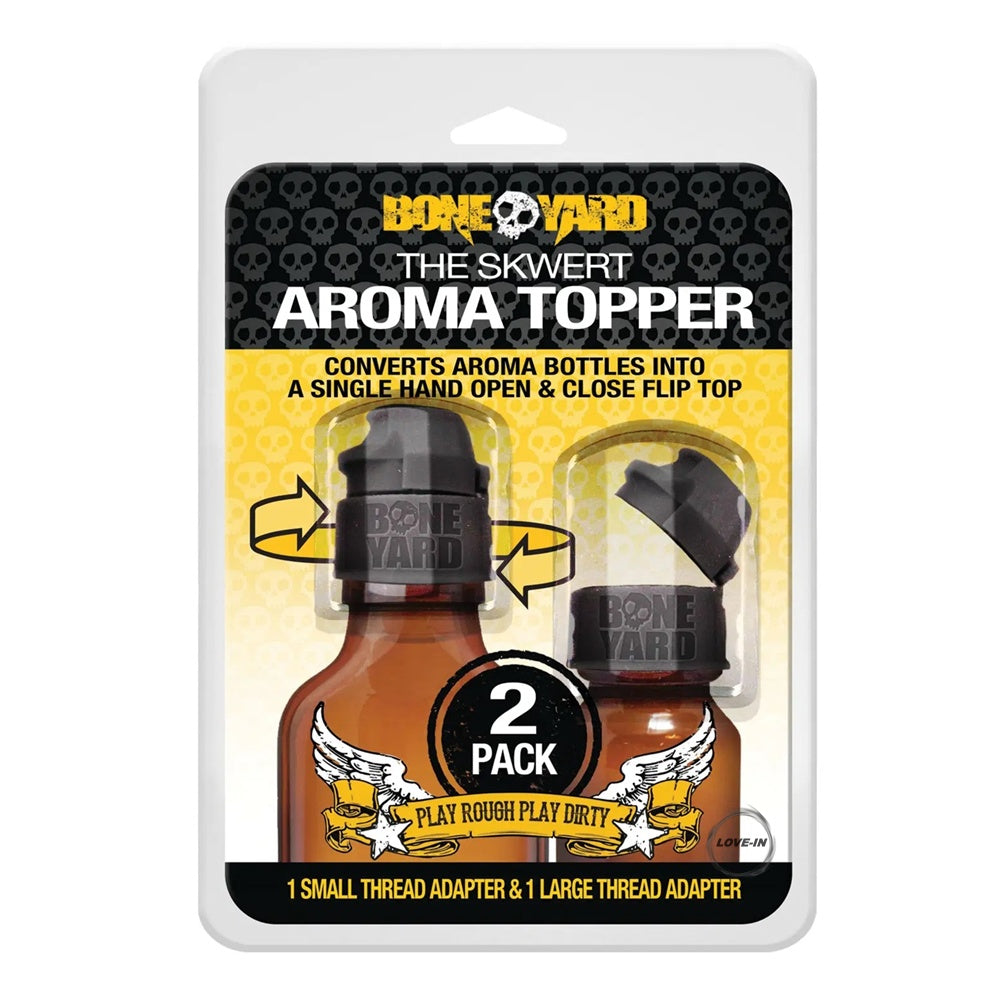 Boneyard【單手翻-芳香瓶蓋-大小兩號尺寸】Skwert Aroma Topper-2 Pack