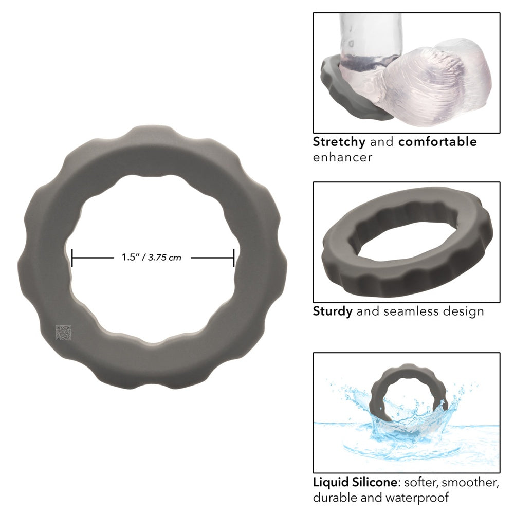 CalExotics【液態矽膠勃起雞環】Alpha™ Liquid Silicone Erect Ring
