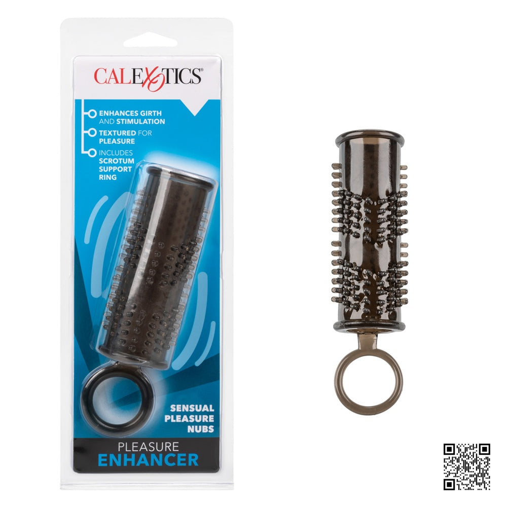 CalExotics【增粗｜增強耐力｜珠子增強磨擦｜快感增強套-黑色】Sensation Enhancer