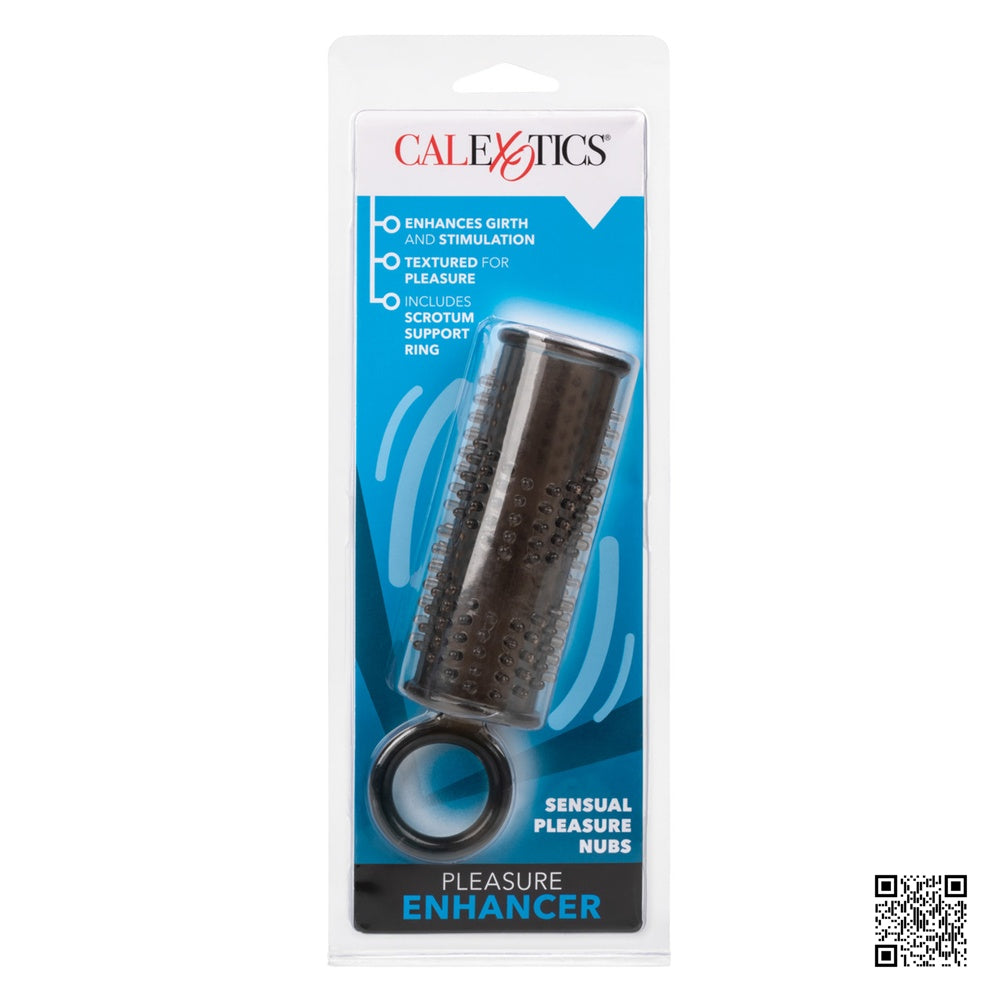 CalExotics【增粗｜增強耐力｜珠子增強磨擦｜快感增強套-黑色】Sensation Enhancer