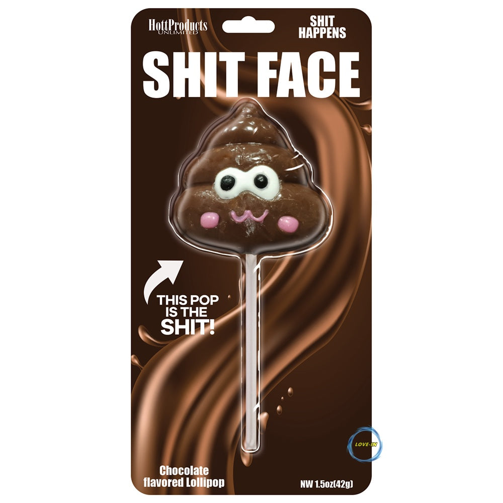 Hott Products【糞便朱古力棒棒糖】最佳節日搞笑禮物 Shit Face Chocolate Flavored Poop Pop