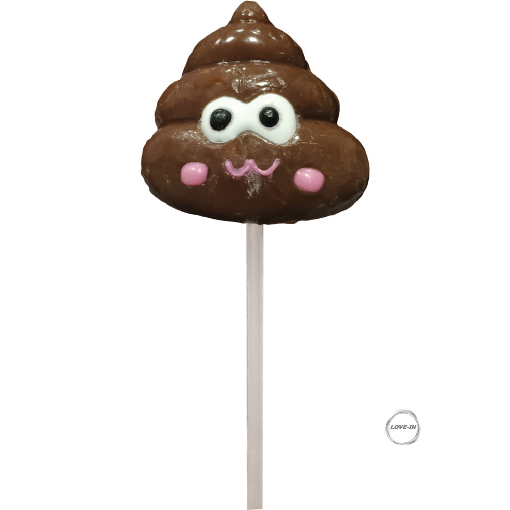 Hott Products【糞便朱古力棒棒糖】最佳節日搞笑禮物 Shit Face Chocolate Flavored Poop Pop