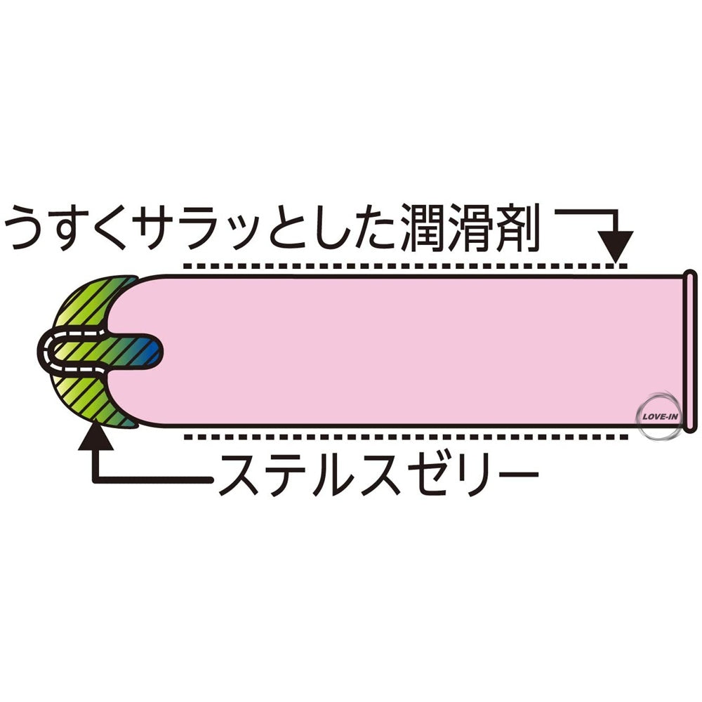 JEX【區域地帶-就像消失了的安全套】コンドーム ZONE(ゾーン) ラテックス製 6個入