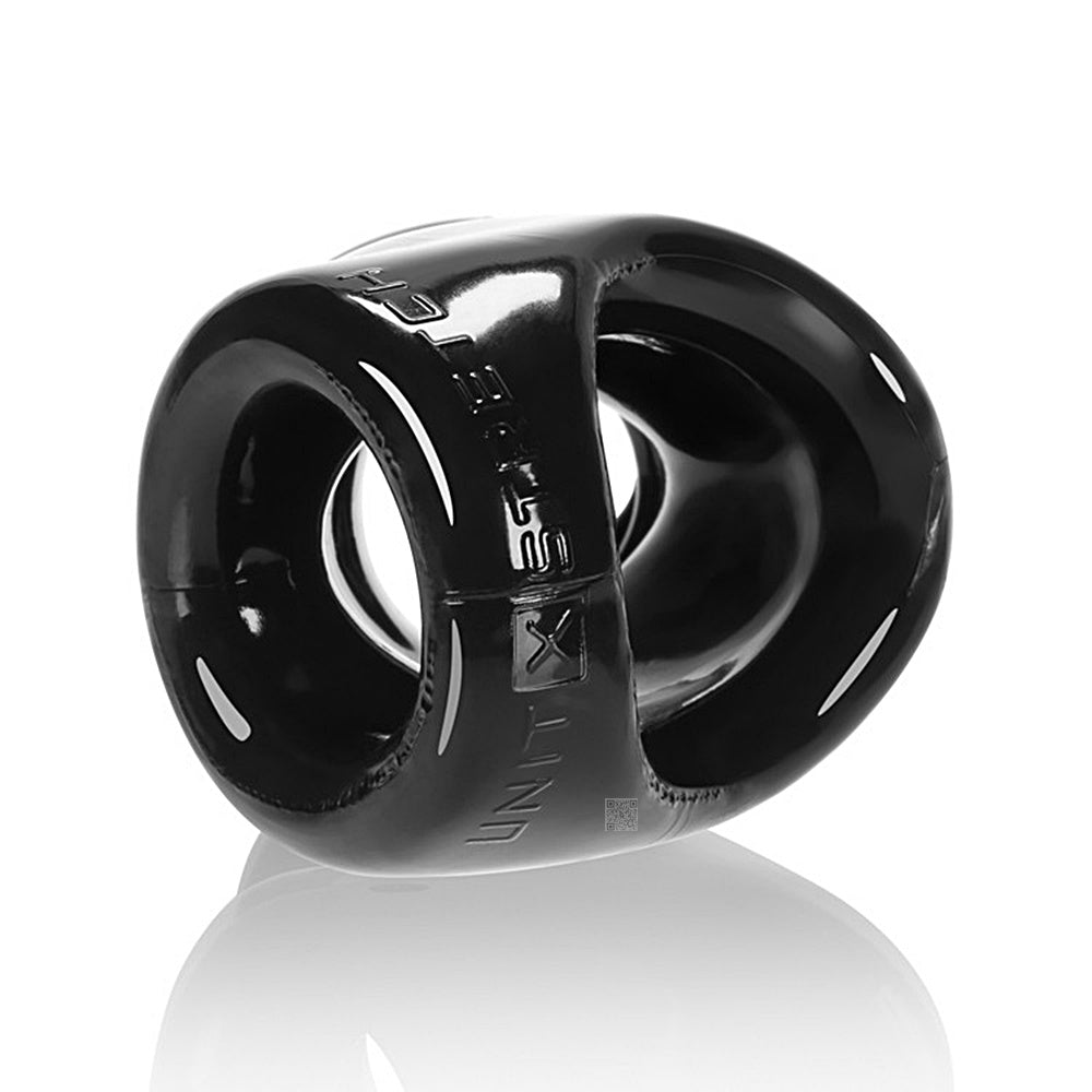 OXBALLS【立體睪丸延伸屌環】Unit-X Stretch Cockring Sports-Sling By Atomic Jock-Black
