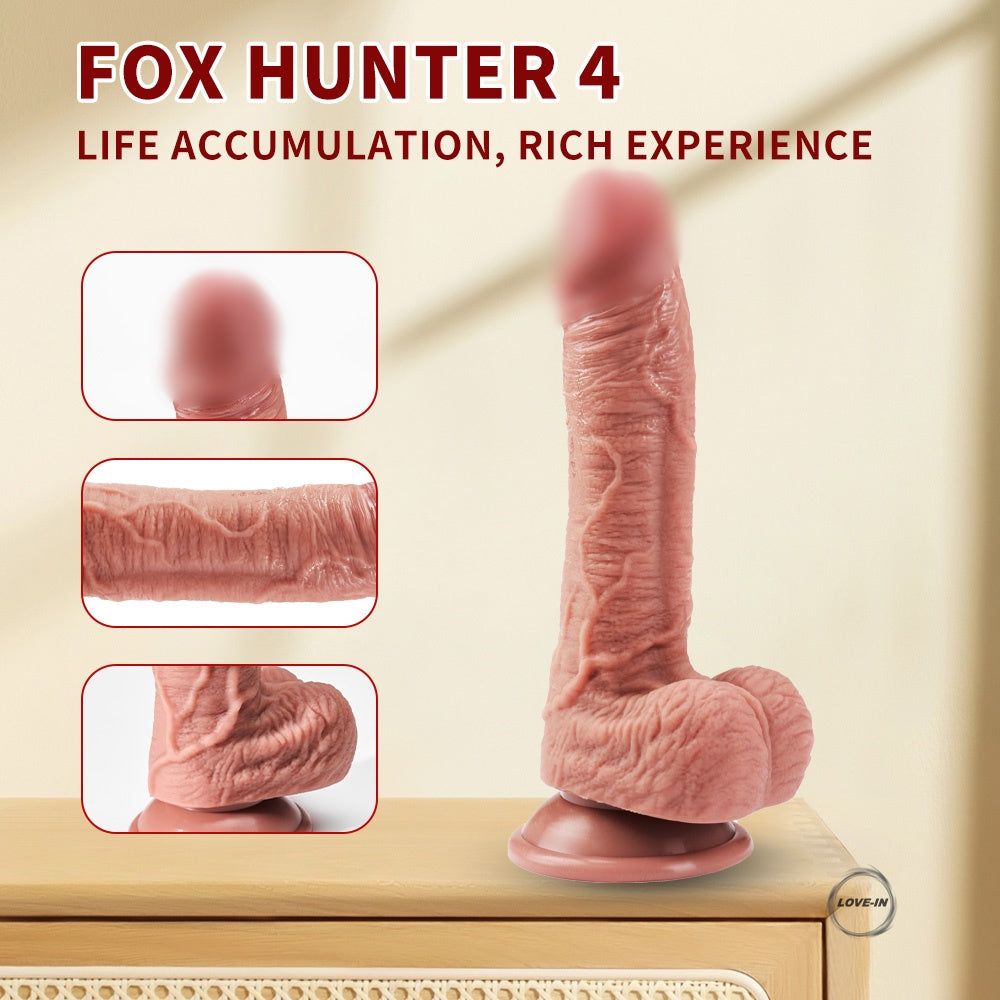 YEAIN【夜櫻-獵狐者-仿真吸盤-按摩棒】FOX HUNTER DILDO