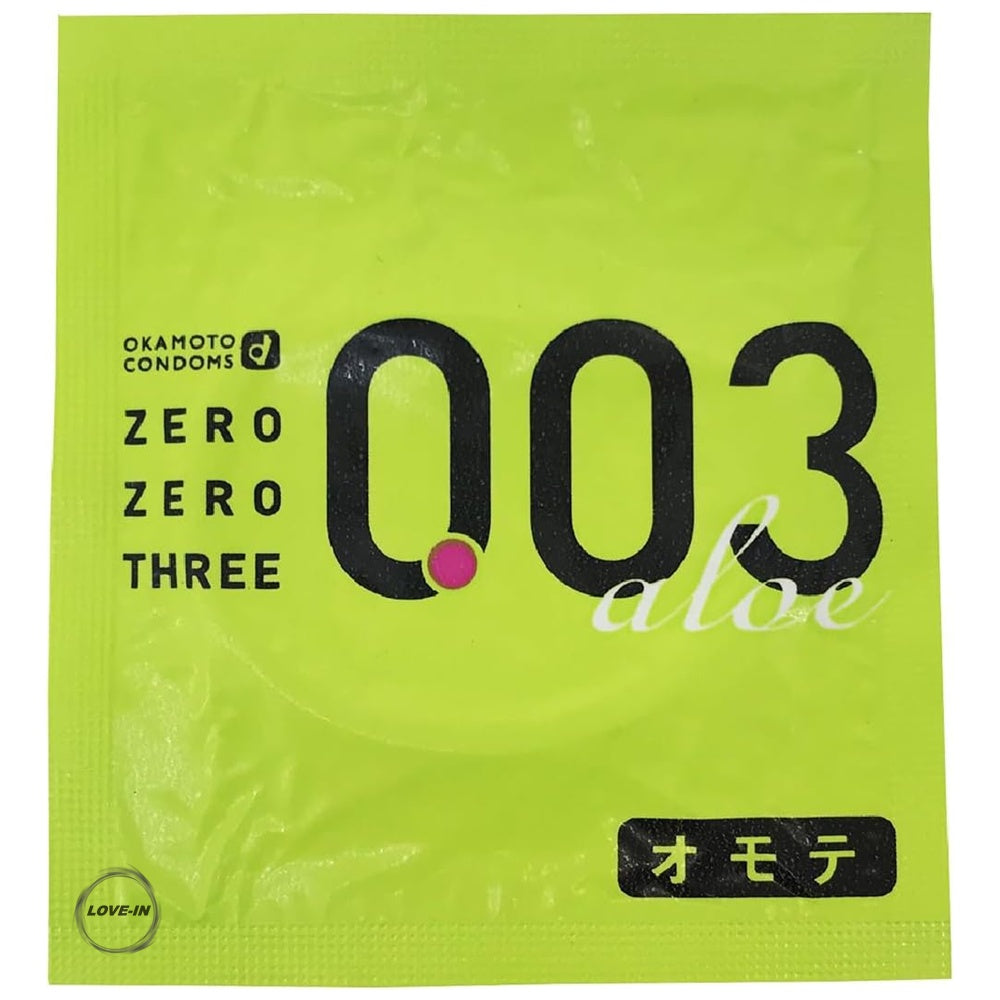 Okamoto【岡本 ZERO ZERO THREE 003 蘆薈 10個裝】オカモト ゼロゼロスリー 003 アロエ 10個入り