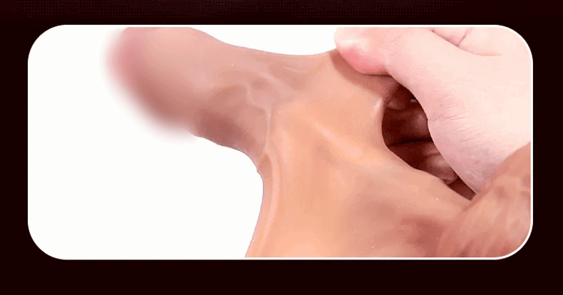 YEAIN【沖天炮-無線遙控伸縮震動逼真按摩棒】Telescopic Thrusting Vibrating Dildo